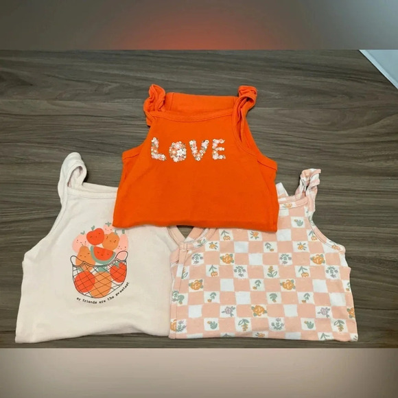Carters baby girl onesie bodysuits shirts bundle size 24 months - Picture 1 of 6
